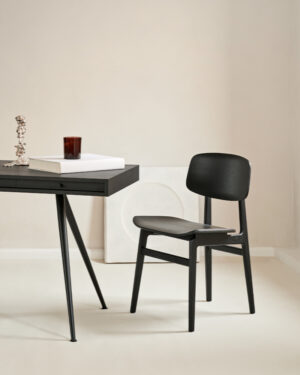 Spisebordsstole i oak, stole uden polstring, enkelt og klassisk
